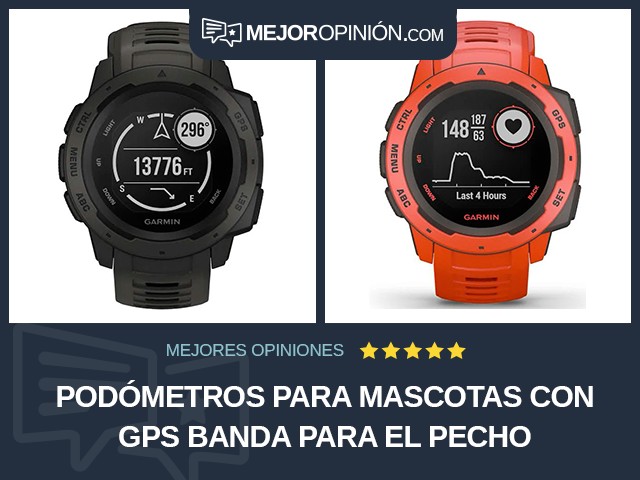 Podómetros para mascotas Con GPS Banda para el pecho