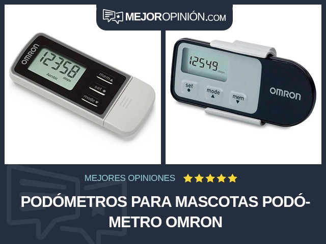 Podómetros para mascotas Podómetro OMRON