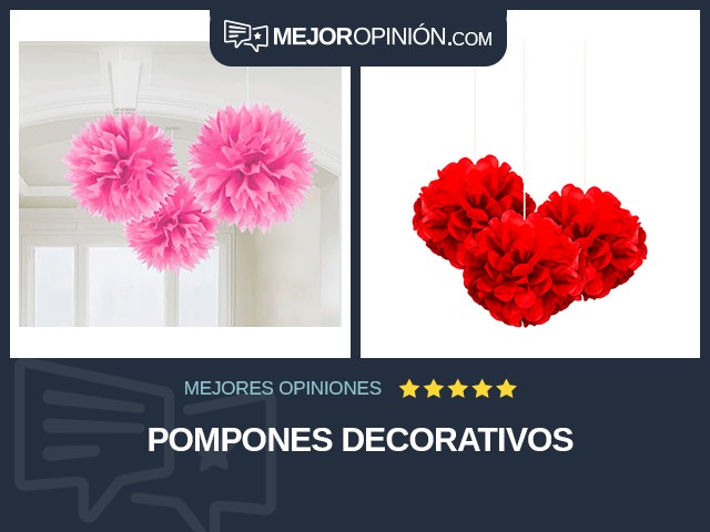 Pompones decorativos