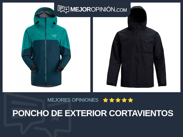 Poncho de exterior Cortavientos