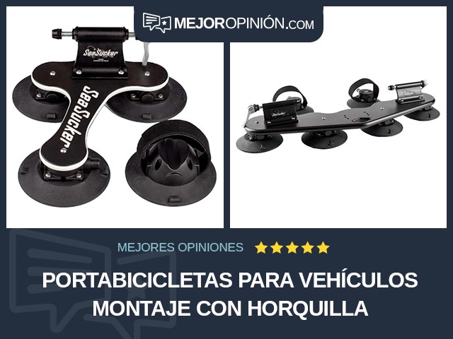 Portabicicletas para vehículos Montaje con horquilla