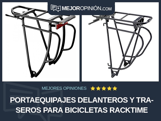 Portaequipajes delanteros y traseros para bicicletas Racktime