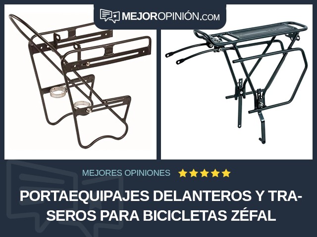 Portaequipajes delanteros y traseros para bicicletas Zéfal