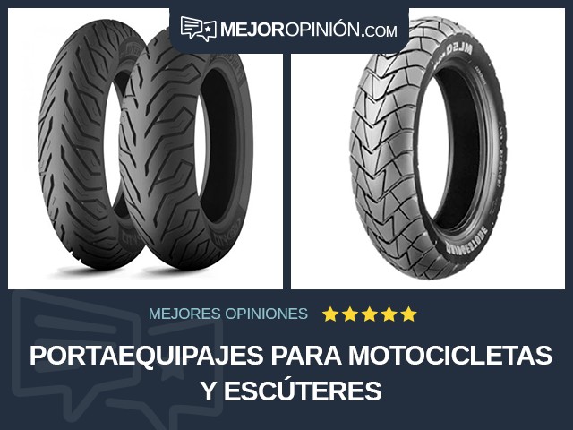 Portaequipajes para motocicletas y escúteres