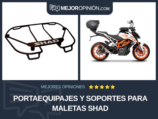 Portaequipajes y soportes para maletas shad