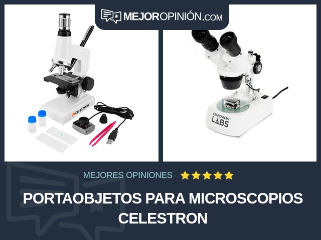 Portaobjetos para microscopios Celestron