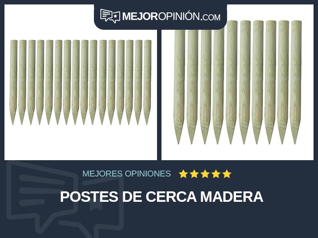 Postes de cerca Madera