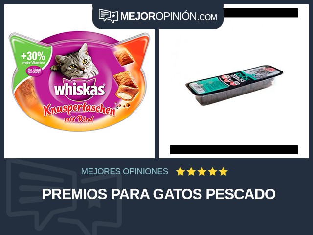 Premios para gatos Pescado