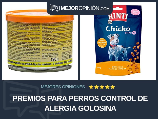 Premios para perros Control de alergia Golosina