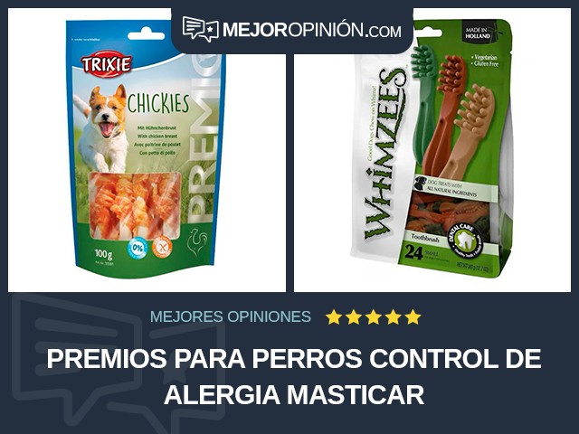 Premios para perros Control de alergia Masticar