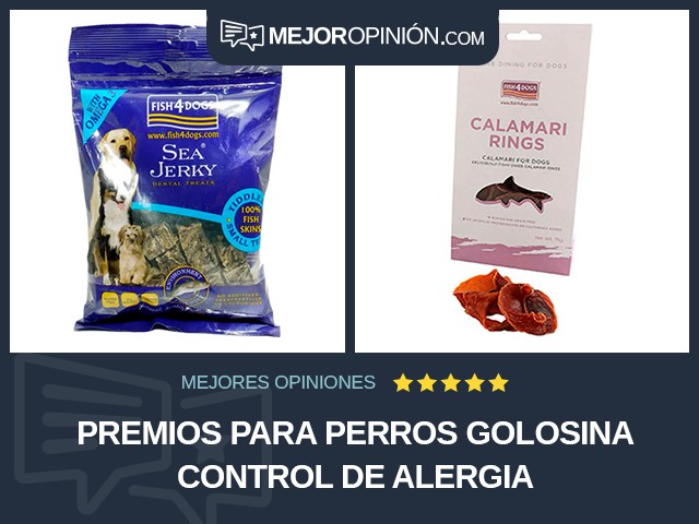 Premios para perros Golosina Control de alergia