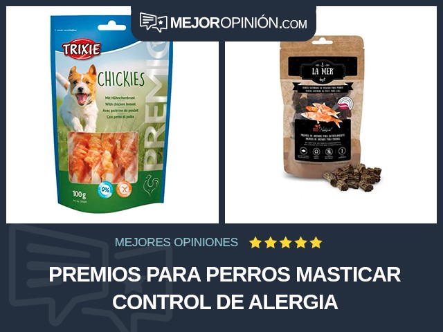 Premios para perros Masticar Control de alergia