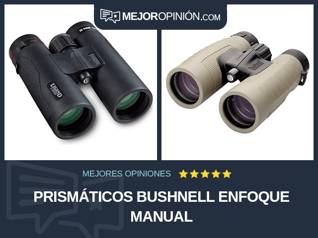 Prismáticos Bushnell Enfoque manual