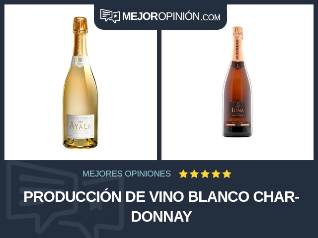 Producción de vino Blanco Chardonnay
