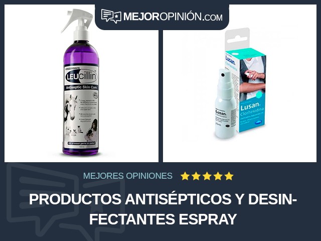 Productos antisépticos y desinfectantes Espray