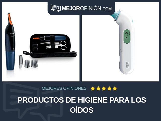 Productos de higiene para los oídos