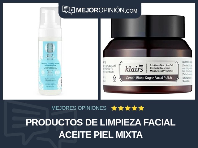 Productos de limpieza facial Aceite Piel mixta