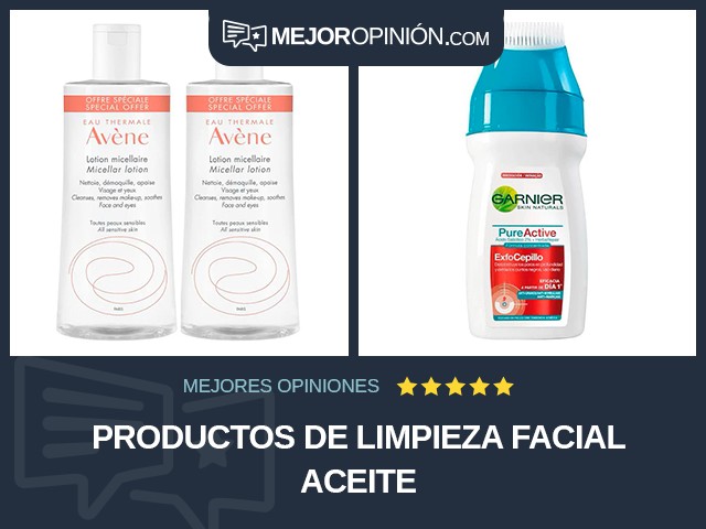 Productos de limpieza facial Aceite