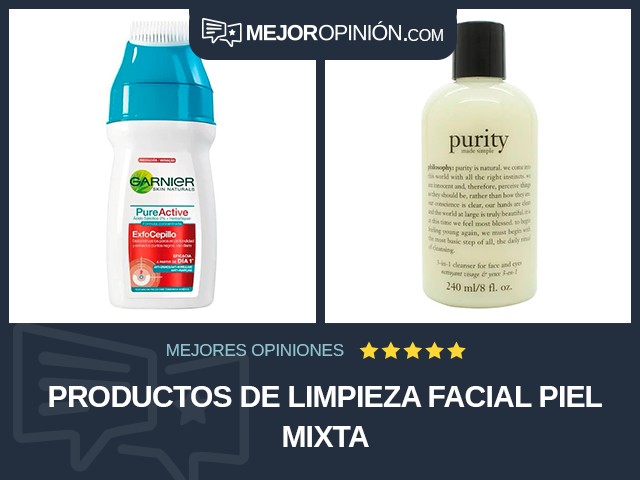 Productos de limpieza facial Piel mixta