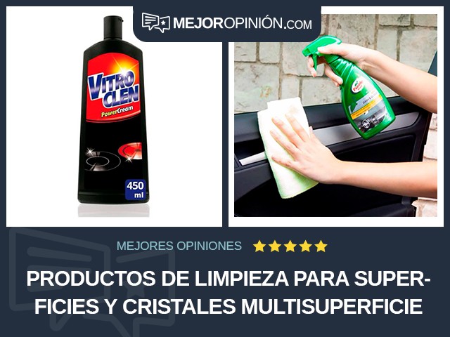 Productos de limpieza para superficies y cristales Multisuperficie