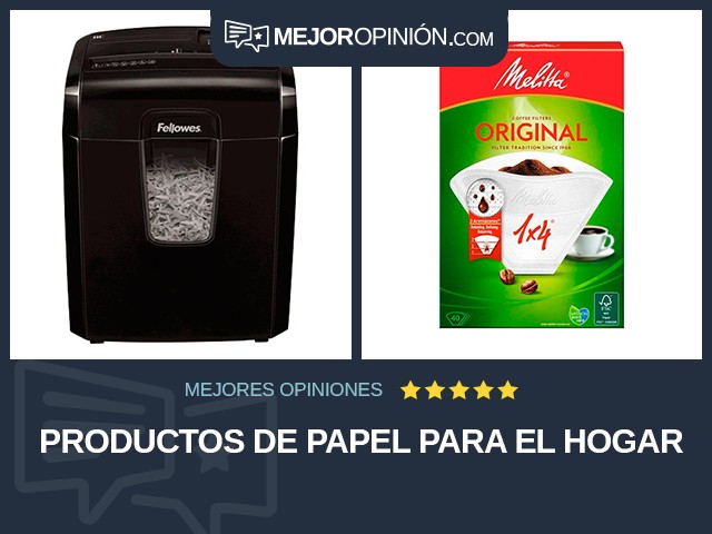 Productos de papel para el hogar