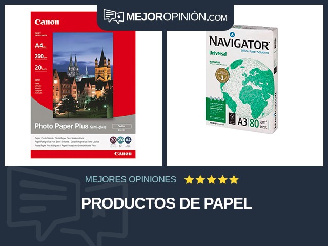 Productos de papel