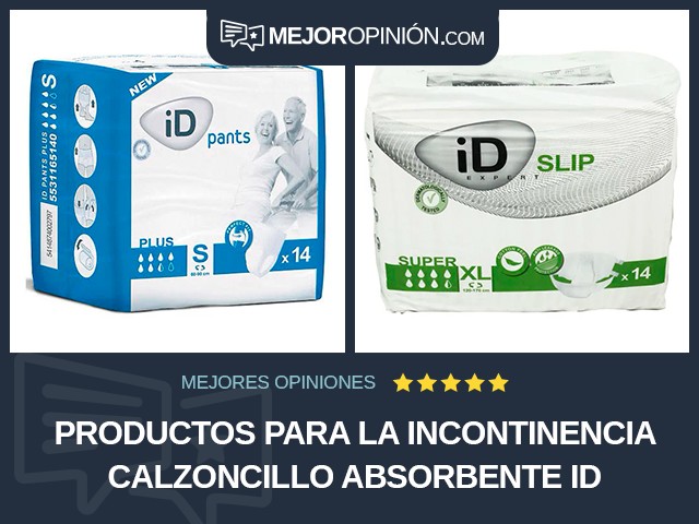 Productos para la incontinencia Calzoncillo absorbente iD