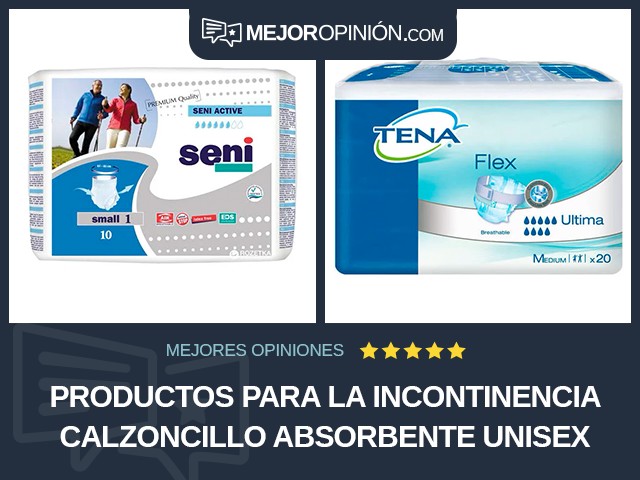 Productos para la incontinencia Calzoncillo absorbente Unisex