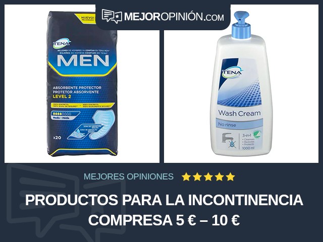 Productos para la incontinencia Compresa 5 € – 10 €