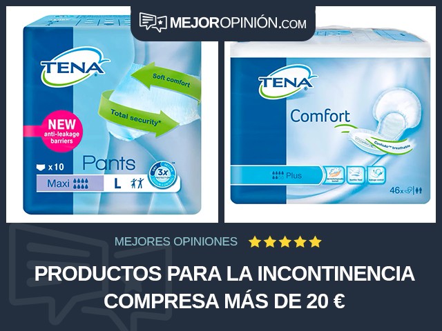 Productos para la incontinencia Compresa Más de 20 €