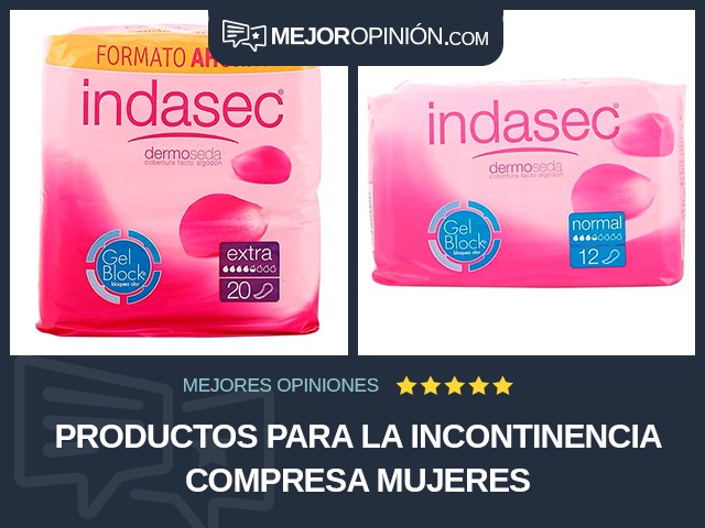 Productos para la incontinencia Compresa Mujeres
