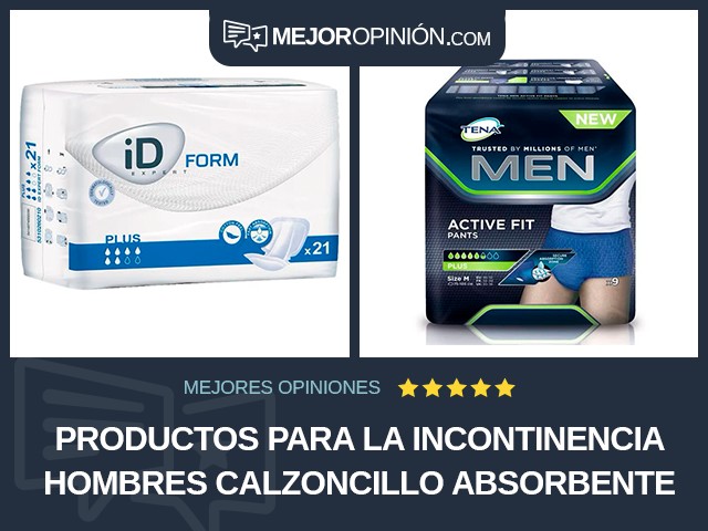 Productos para la incontinencia Hombres Calzoncillo absorbente