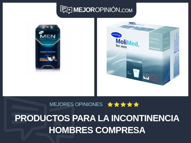 Productos para la incontinencia Hombres Compresa