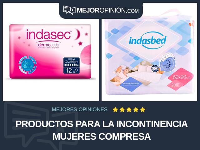 Productos para la incontinencia Mujeres Compresa