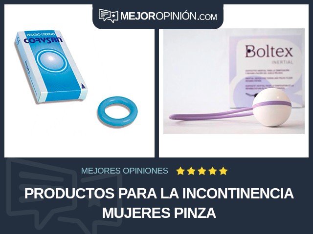 Productos para la incontinencia Mujeres Pinza