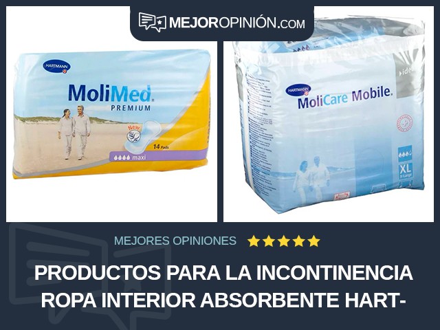 Productos para la incontinencia Ropa interior absorbente HARTMANN