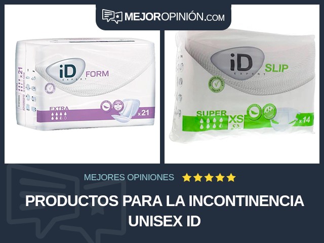 Productos para la incontinencia Unisex iD