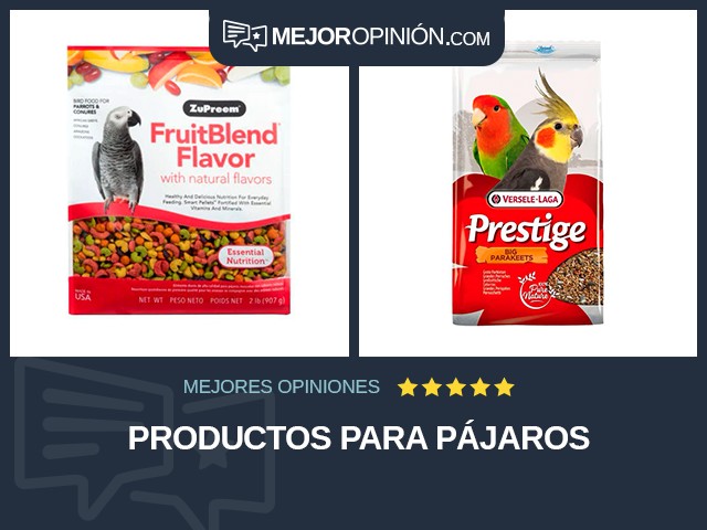 Productos para pájaros