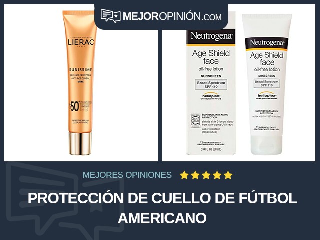 Protección de cuello de fútbol americano