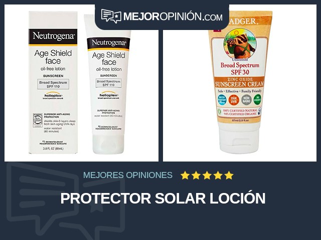 Protector solar Loción