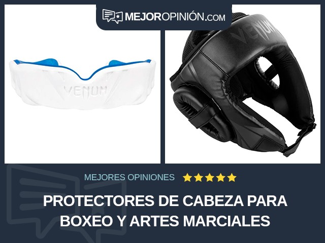 Protectores de cabeza para boxeo y artes marciales