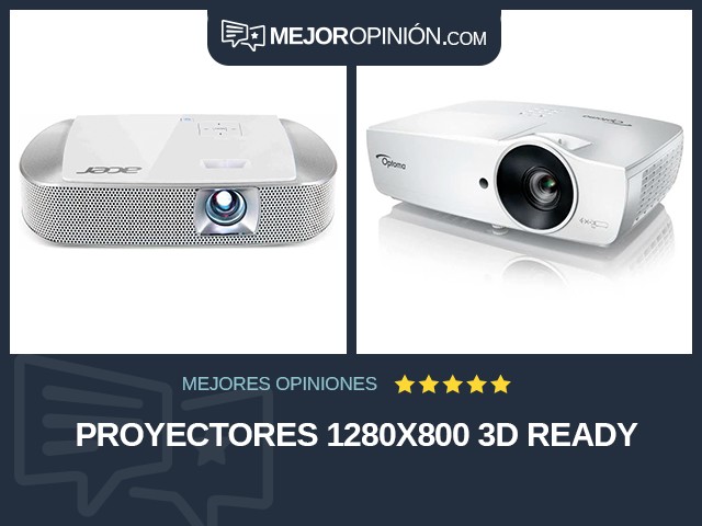 Proyectores 1280x800 3D Ready