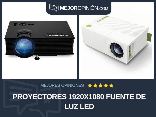 Proyectores 1920x1080 Fuente de luz LED