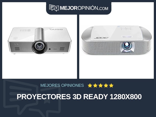 Proyectores 3D Ready 1280x800