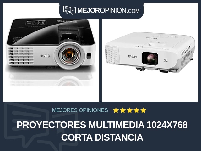 Proyectores multimedia 1024x768 Corta distancia