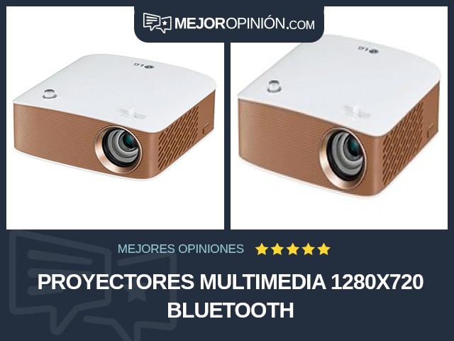 Proyectores multimedia 1280x720 Bluetooth