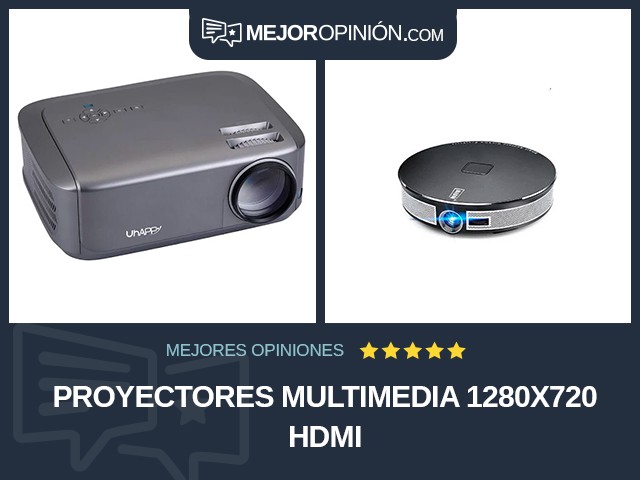 Proyectores multimedia 1280x720 HDMI