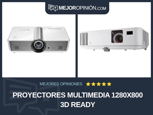 Proyectores multimedia 1280x800 3D Ready