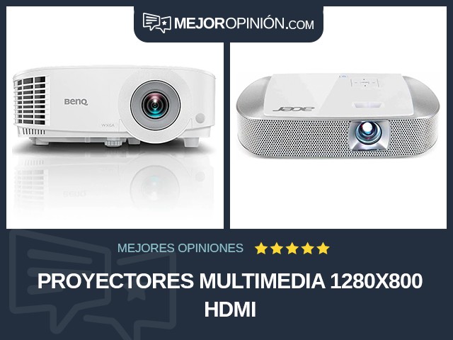 Proyectores multimedia 1280x800 HDMI