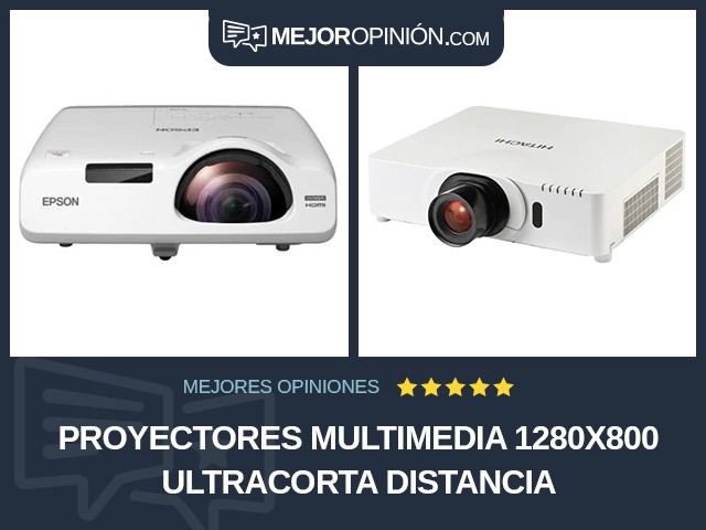 Proyectores multimedia 1280x800 Ultracorta distancia
